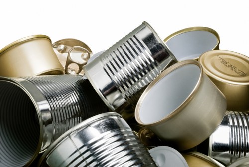 Local transfer station receiving sorted office waste